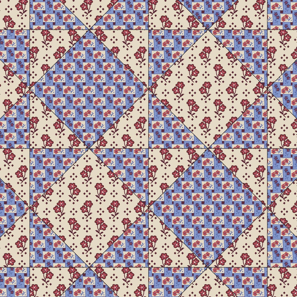 2026 12 Month Large Planner in Rachel Ditsy Patchwork