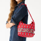 Astoria Shoulder Bag in Flowering Paisley Goji Berry