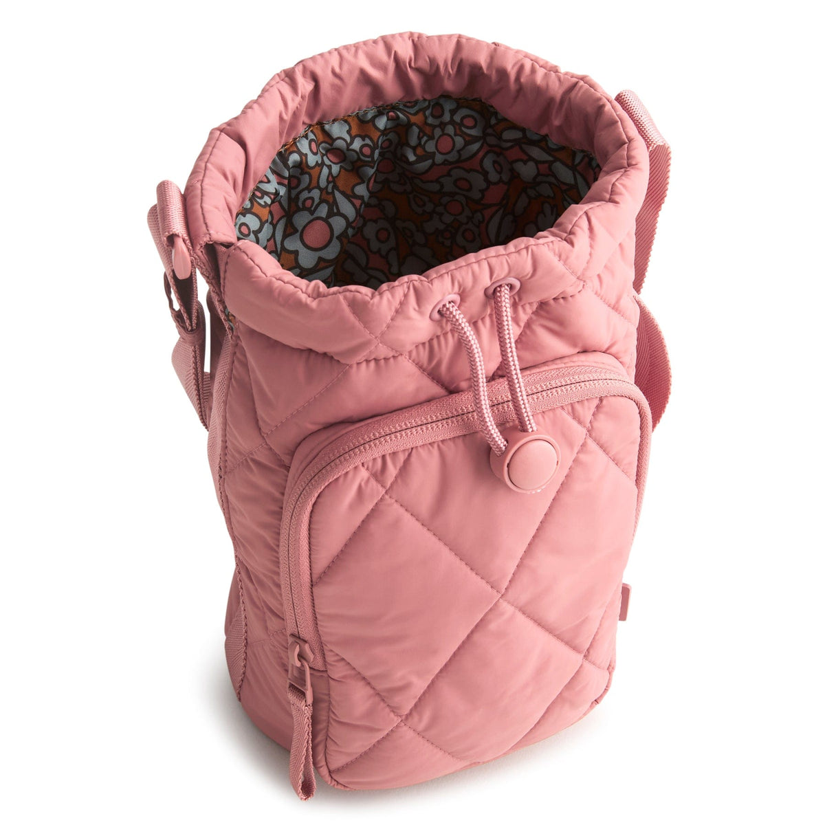 Tumbler Water Bottle Crossbody in Withered Rose