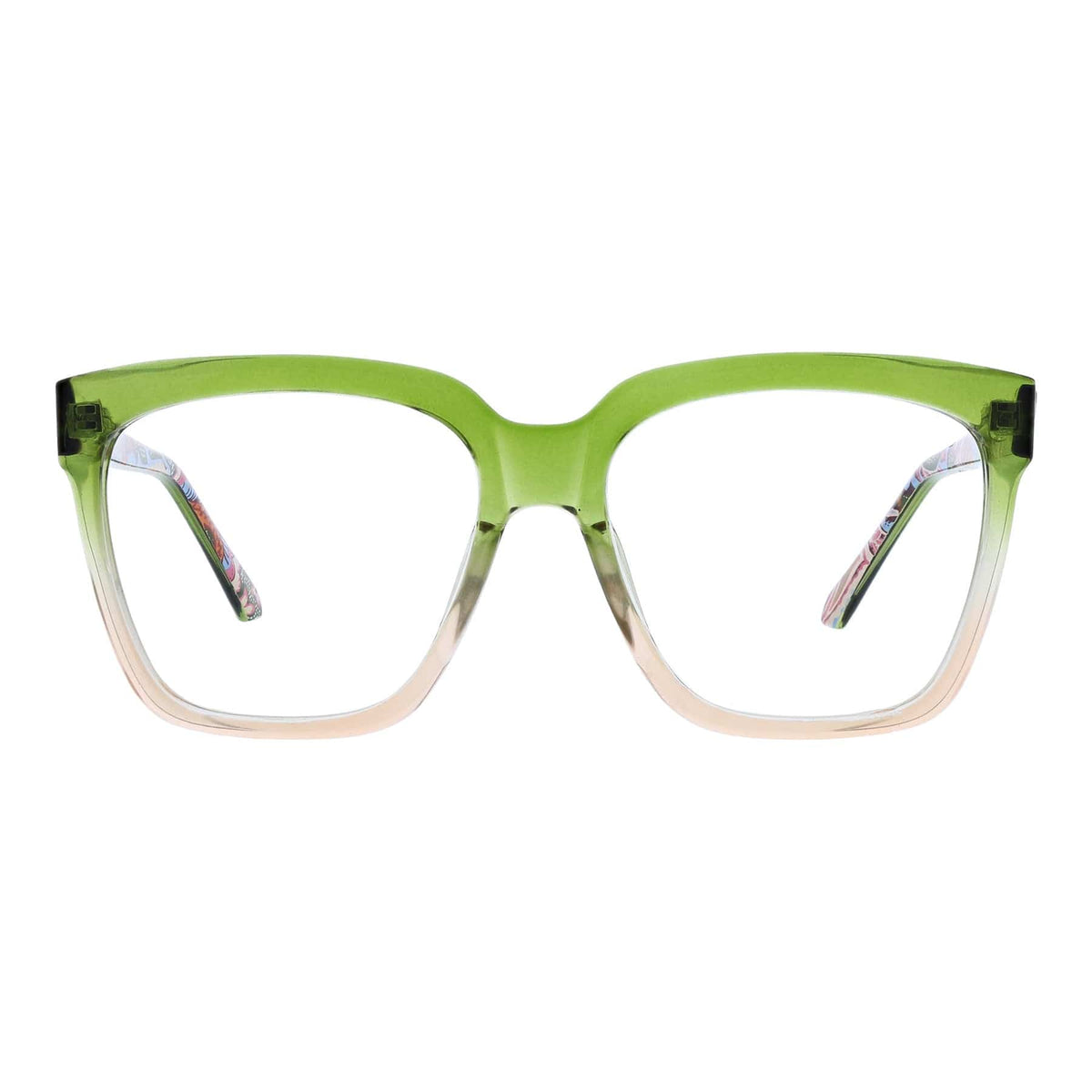 Mayleen Blue Light Reader in Leaf Me Not Paisley