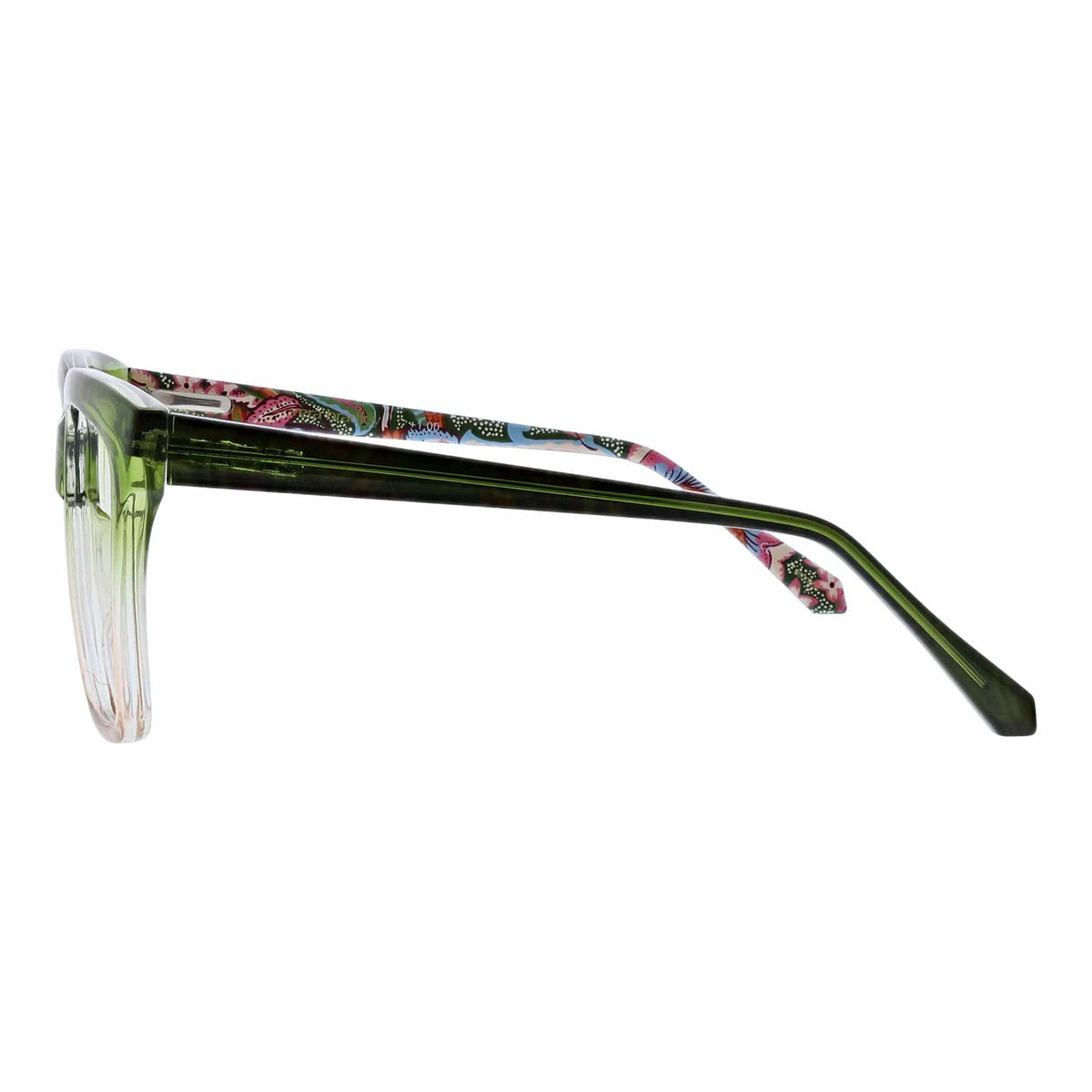 Mayleen Blue Light Reader in Leaf Me Not Paisley
