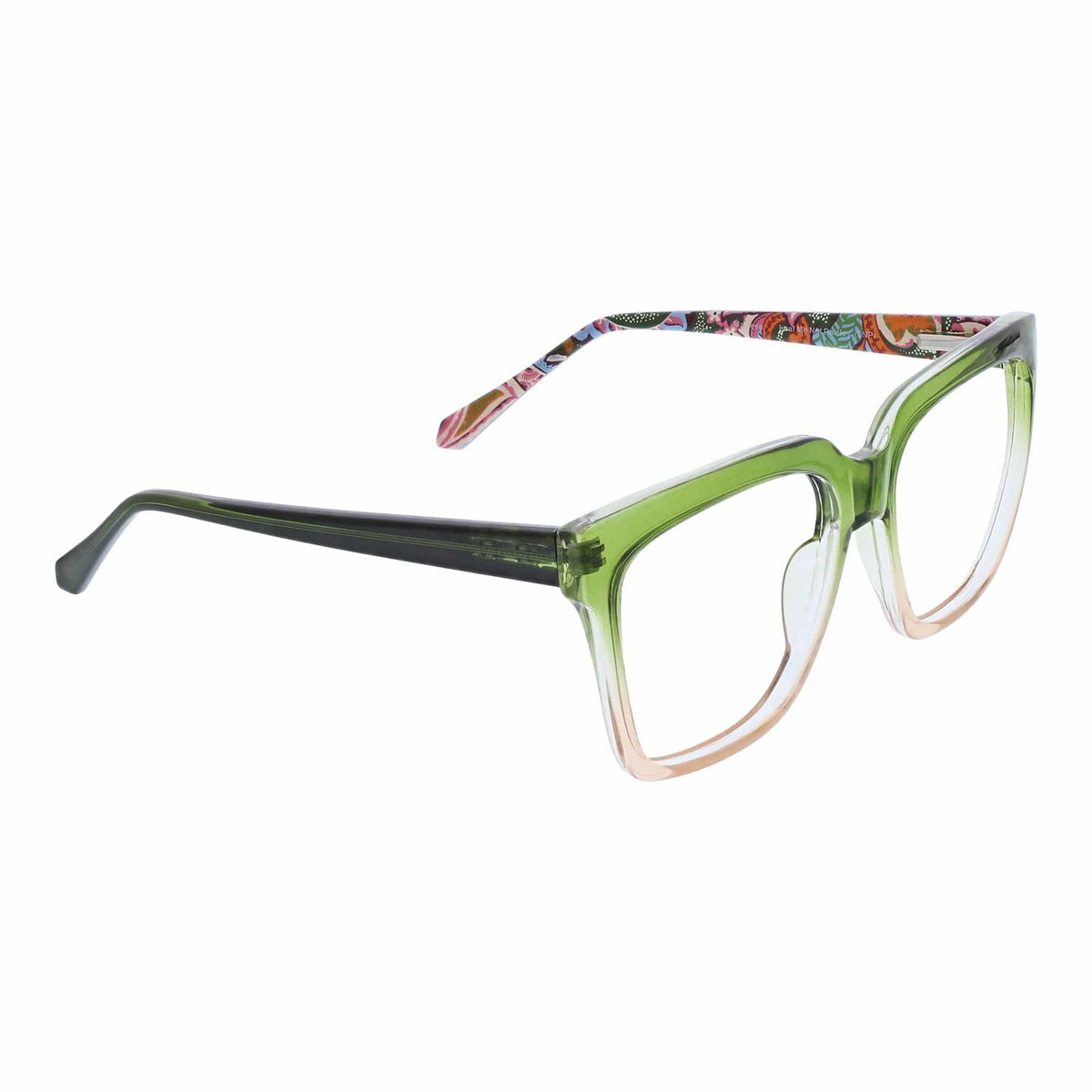 Mayleen Blue Light Reader in Leaf Me Not Paisley