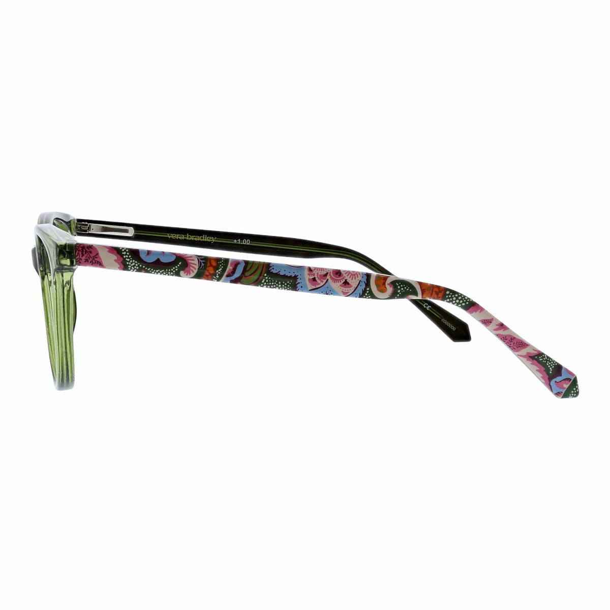 Aubrie Blue Light Reader in Leaf Me Not Paisley