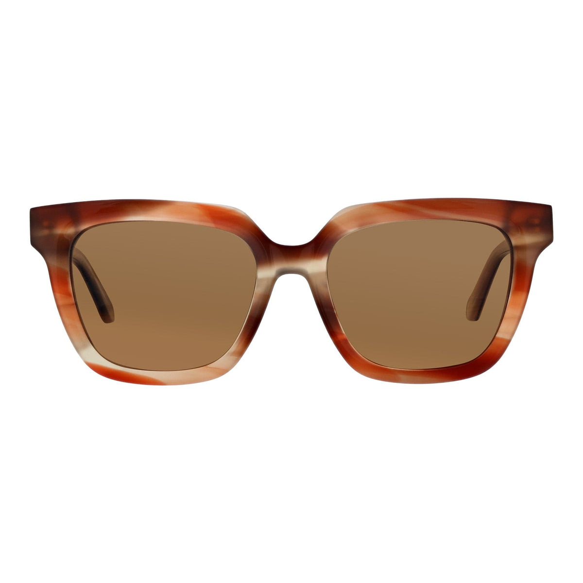 Karolina Polarized Sunglasses in Subtle Tortoise