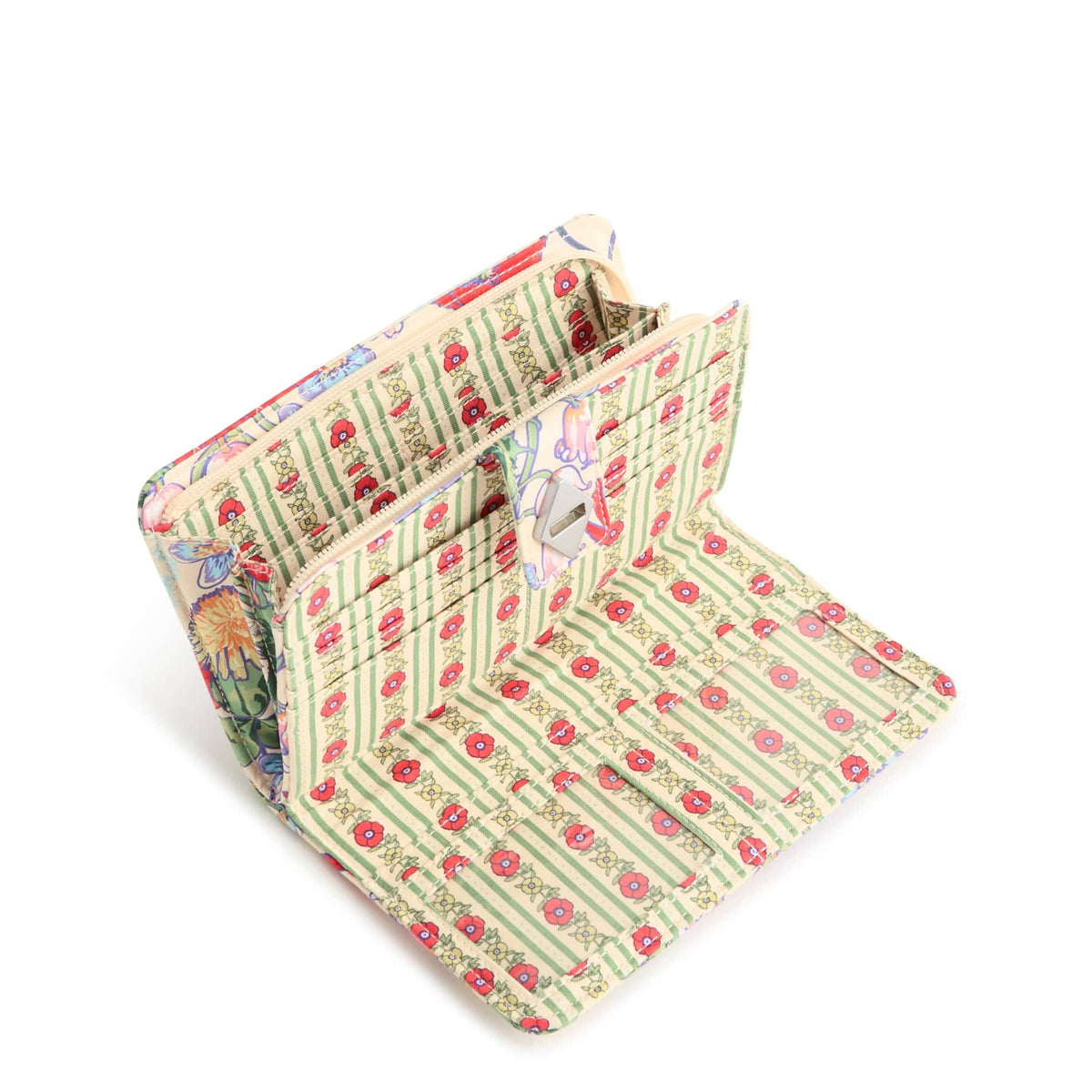 Turnlock Wallet in All the Pretty Wildflowers