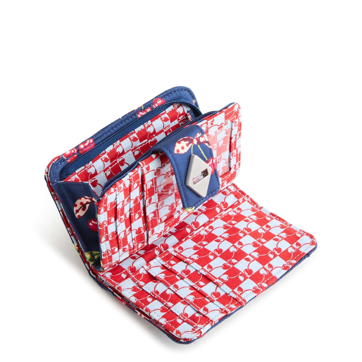 Small Turnlock Wallet in Cherry Picking