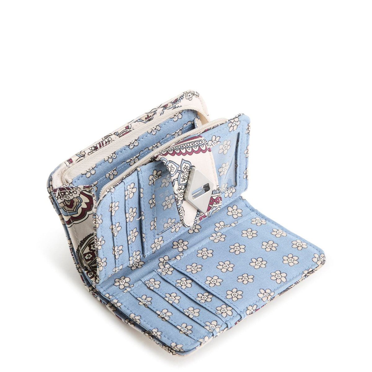 Small Turnlock Wallet in Neutral Rhapsody