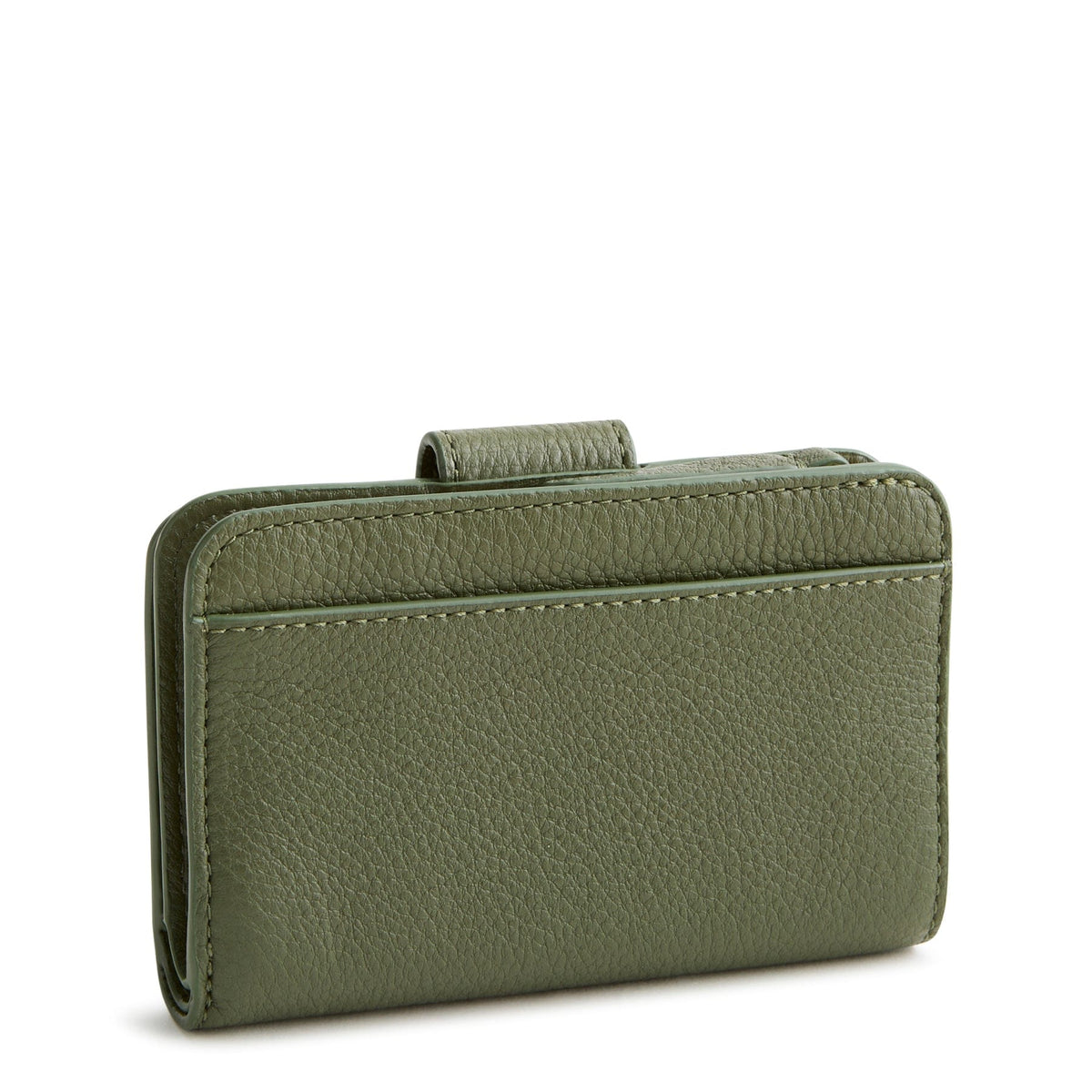 Small Turnlock Wallet in Bronze Green