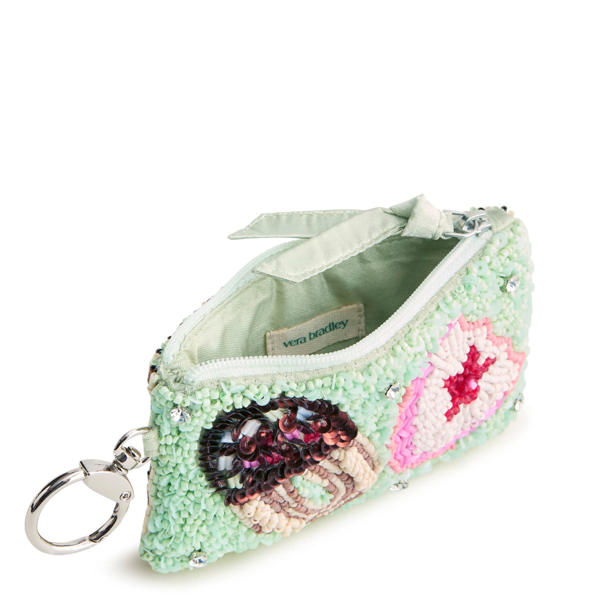 Beaded Zip Pouch in Cookie Swap