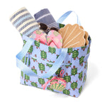 Drawstring Family Tote in Slow Dance