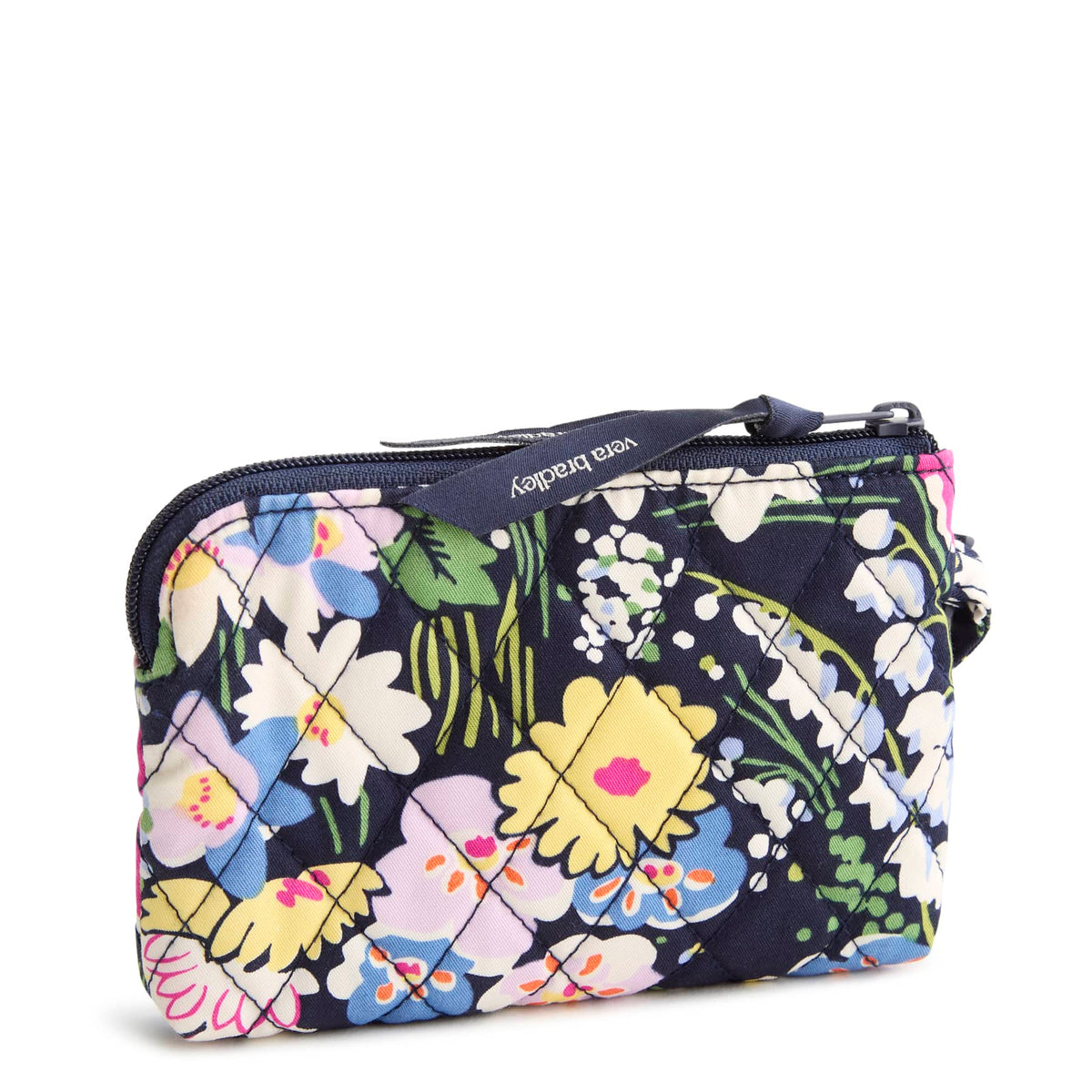 Clip and Zip Wristlet in Poppy Fields