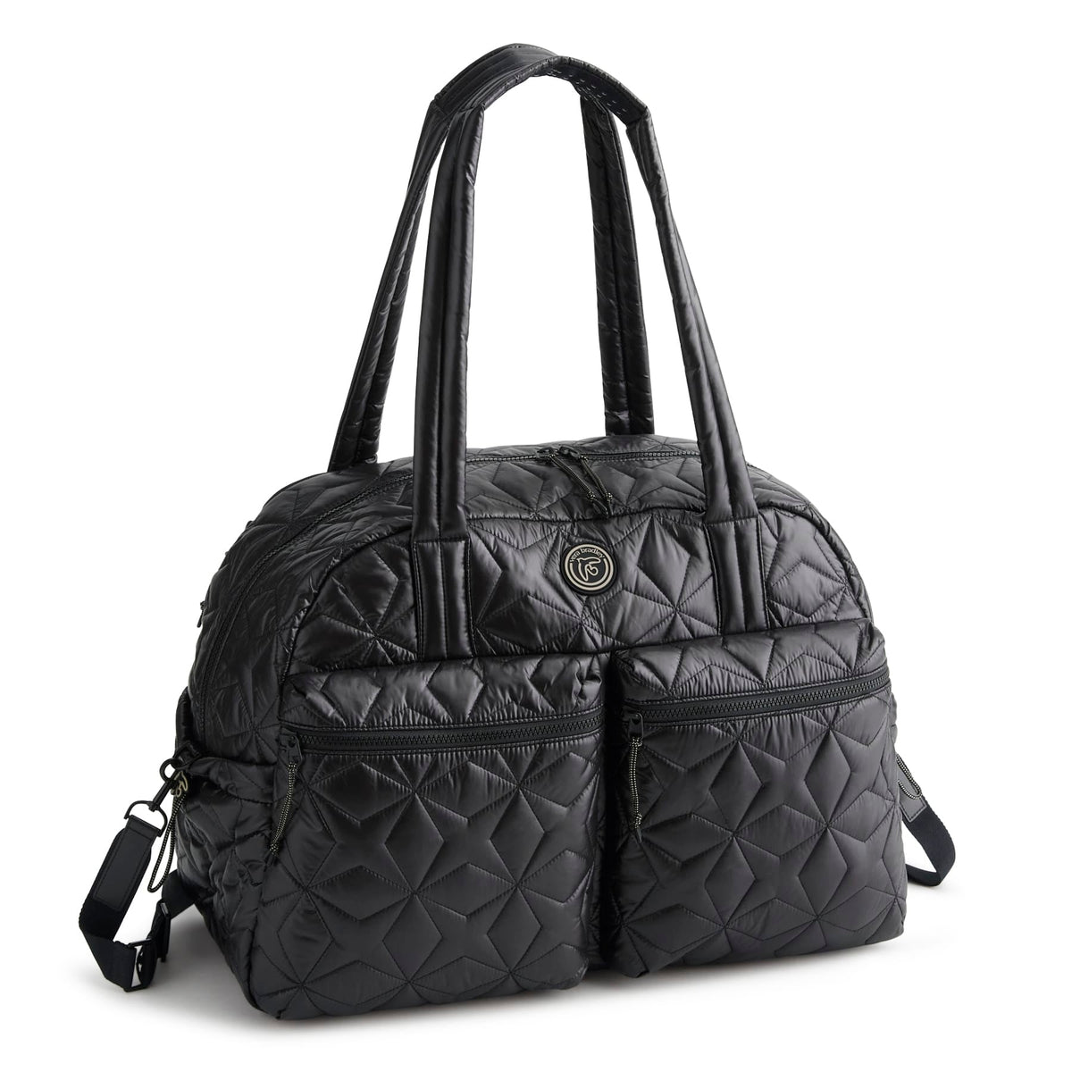 Air Birdie Large Weekender Travel Bag in Moonless Night with Aluminum