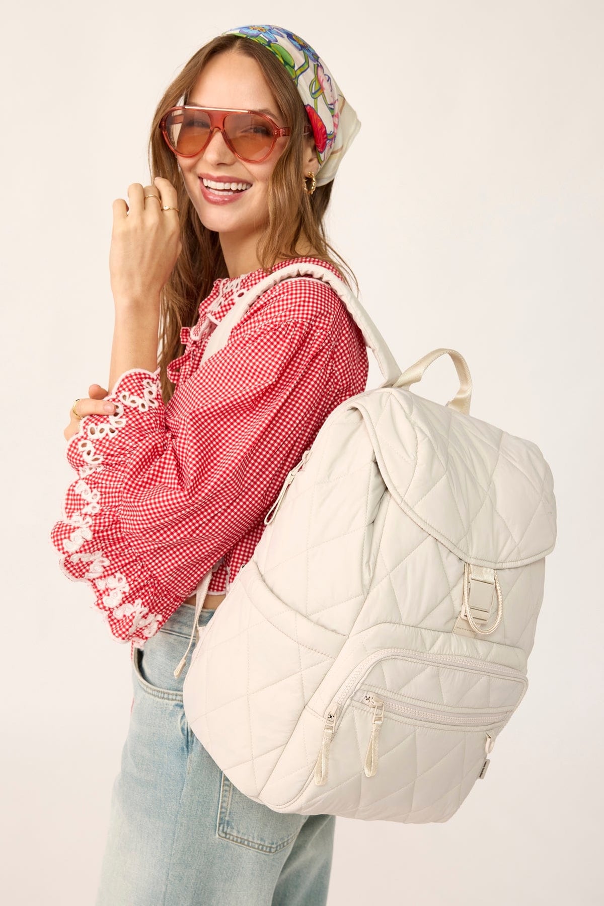 Large Berkhill Backpack in Pumice Stone