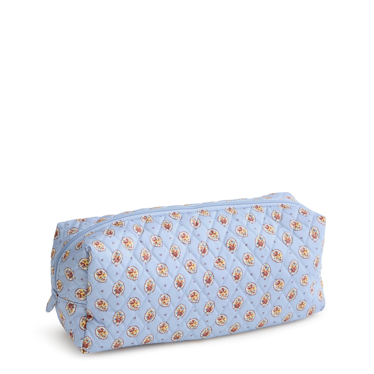 Hair Care Case in Blue Leaf