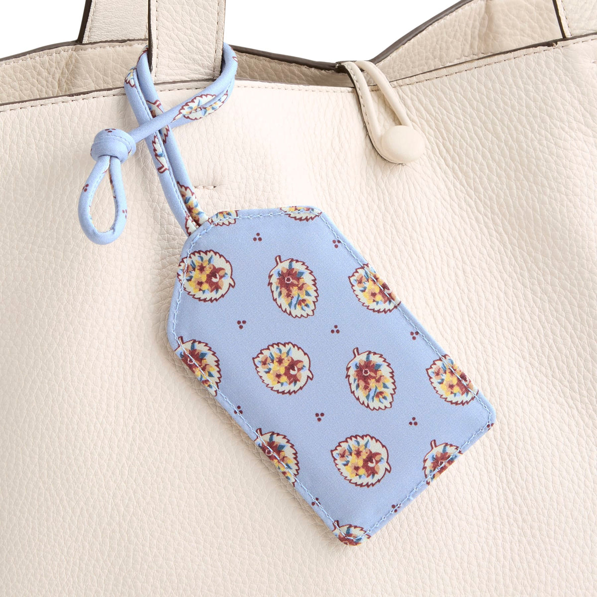 Luggage ID Tag in Blue Leaf
