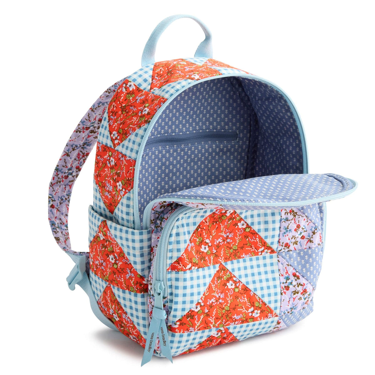 Small Banbury Backpack in Flying Geese Patchwork