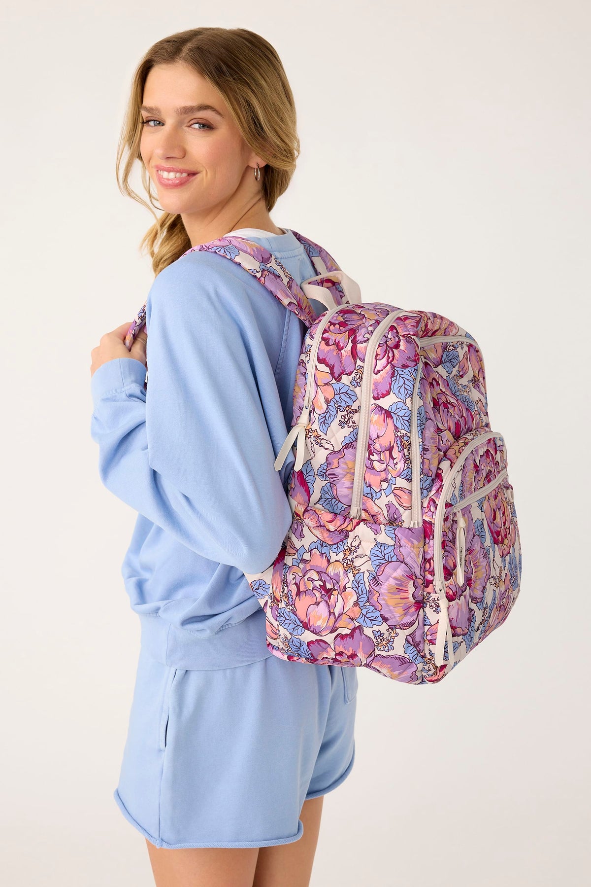 Large Bancroft Backpack in Cabbage Roses