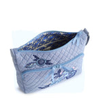 Disney Harwick Large Messenger in Stitch Leafy Blooms Chambray