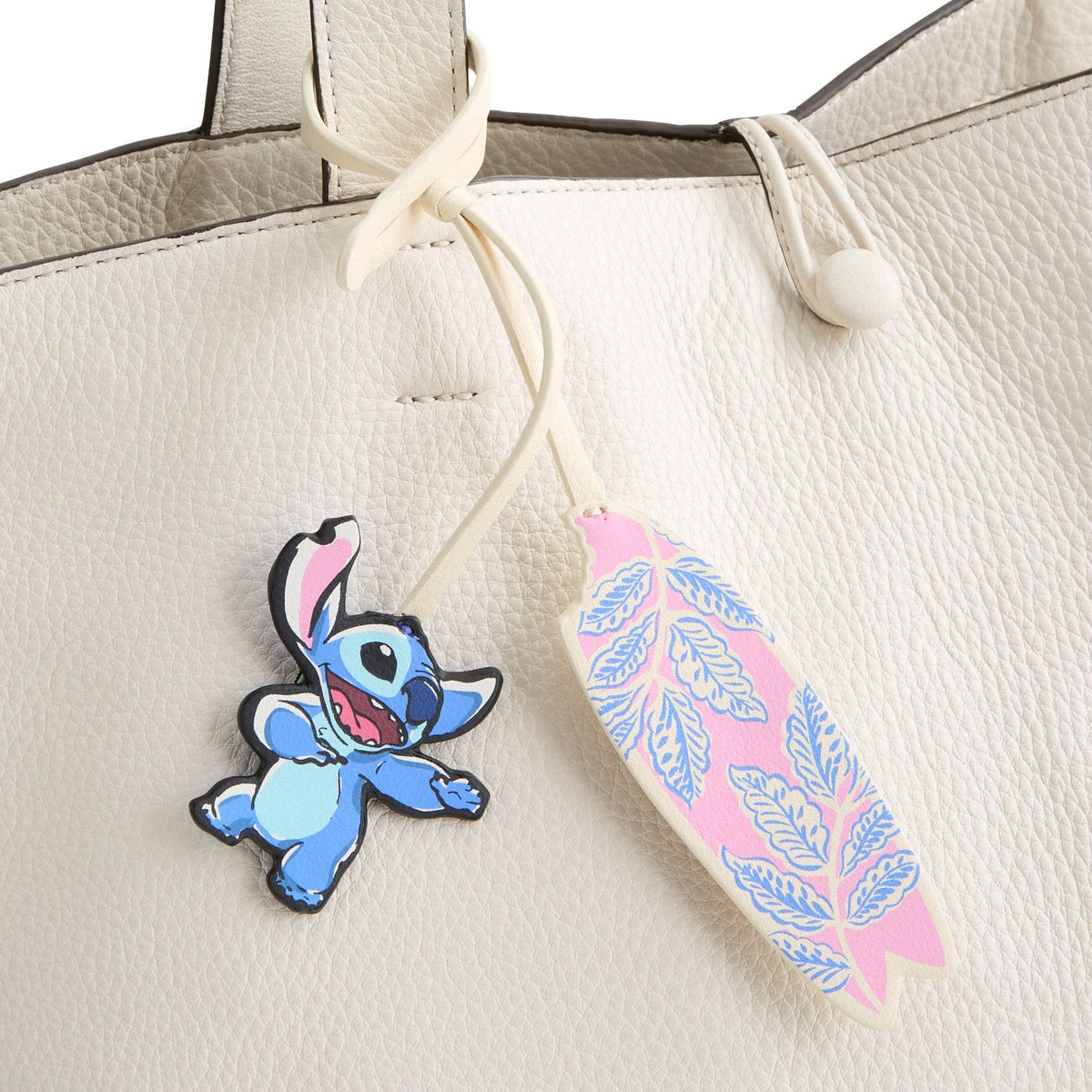 Disney Stitch Bag Charm in Surfboard Stitch Stripe
