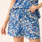 Disney Pajama Shorts in Stitch Leafy Blooms