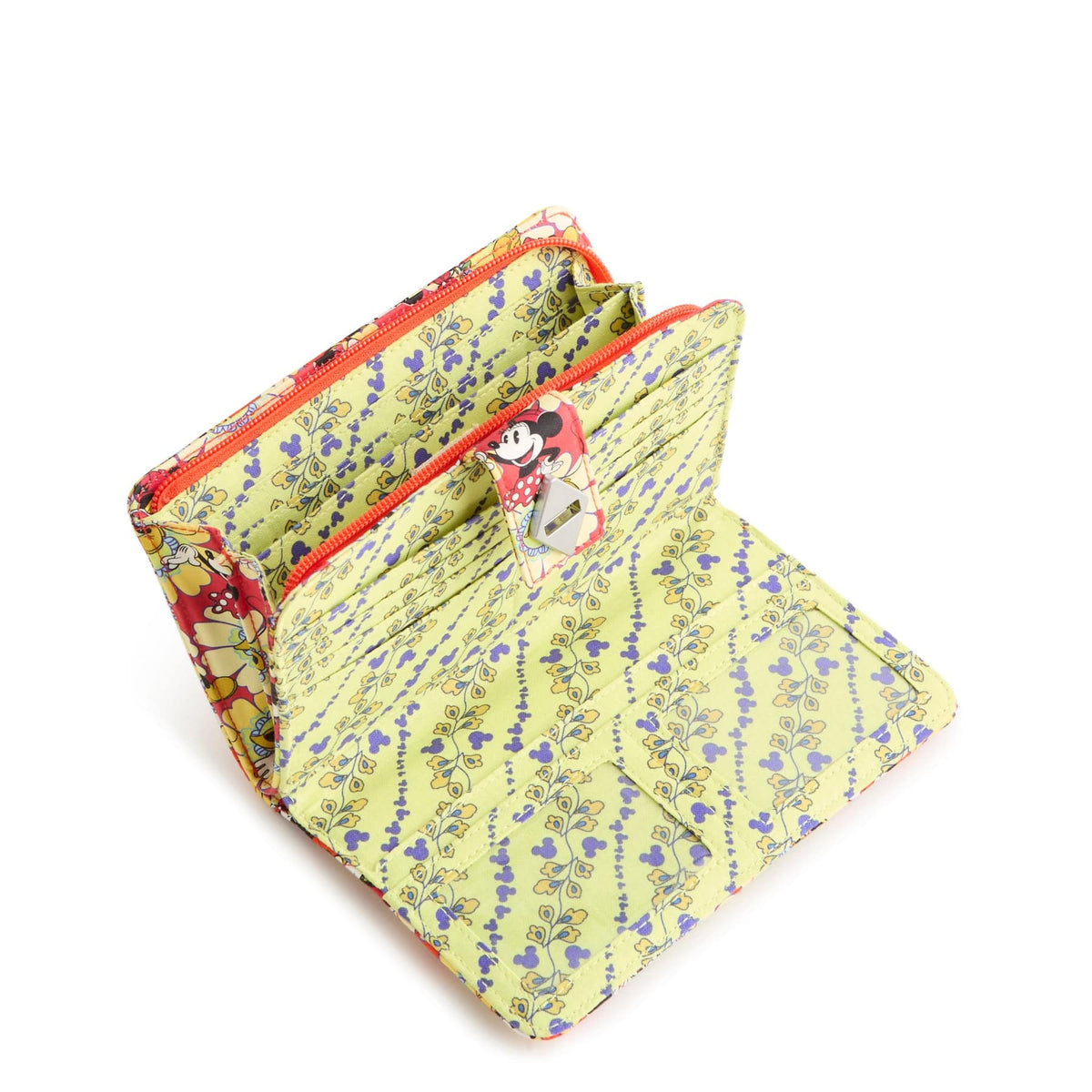 Disney Turnlock Wallet in Mickey and Minnie Petal Floral