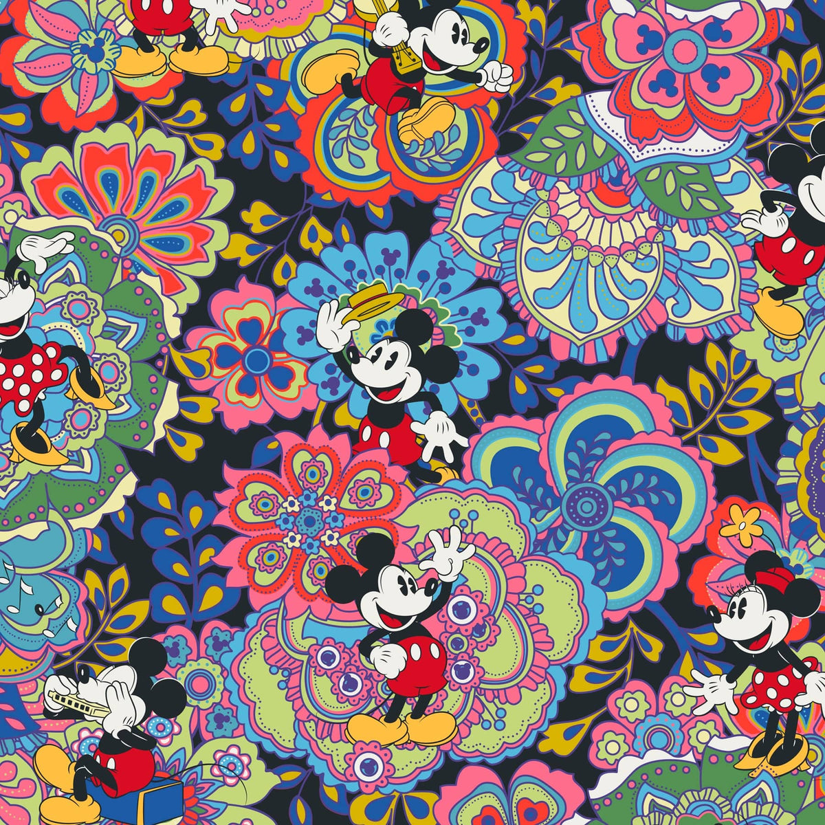 Disney Hanging Organizer in Mickey and Minnie Petal Multi