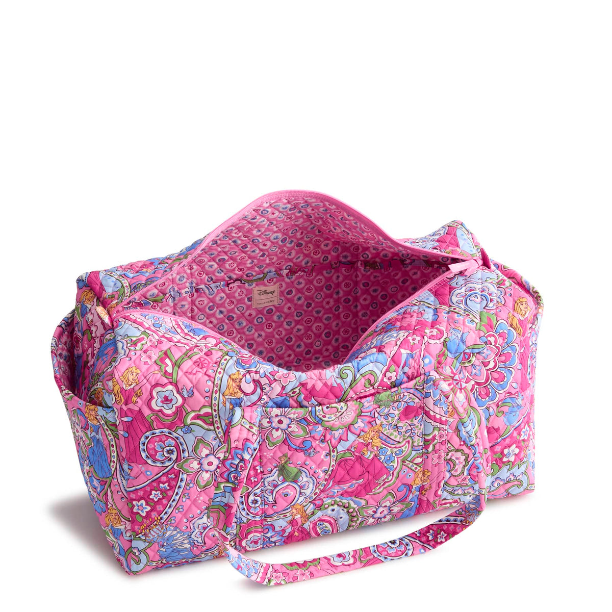 Disney Large Original Duffel in Aurora Pink Swirls