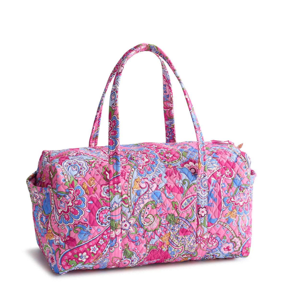 Disney Large Original Duffel in Aurora Pink Swirls