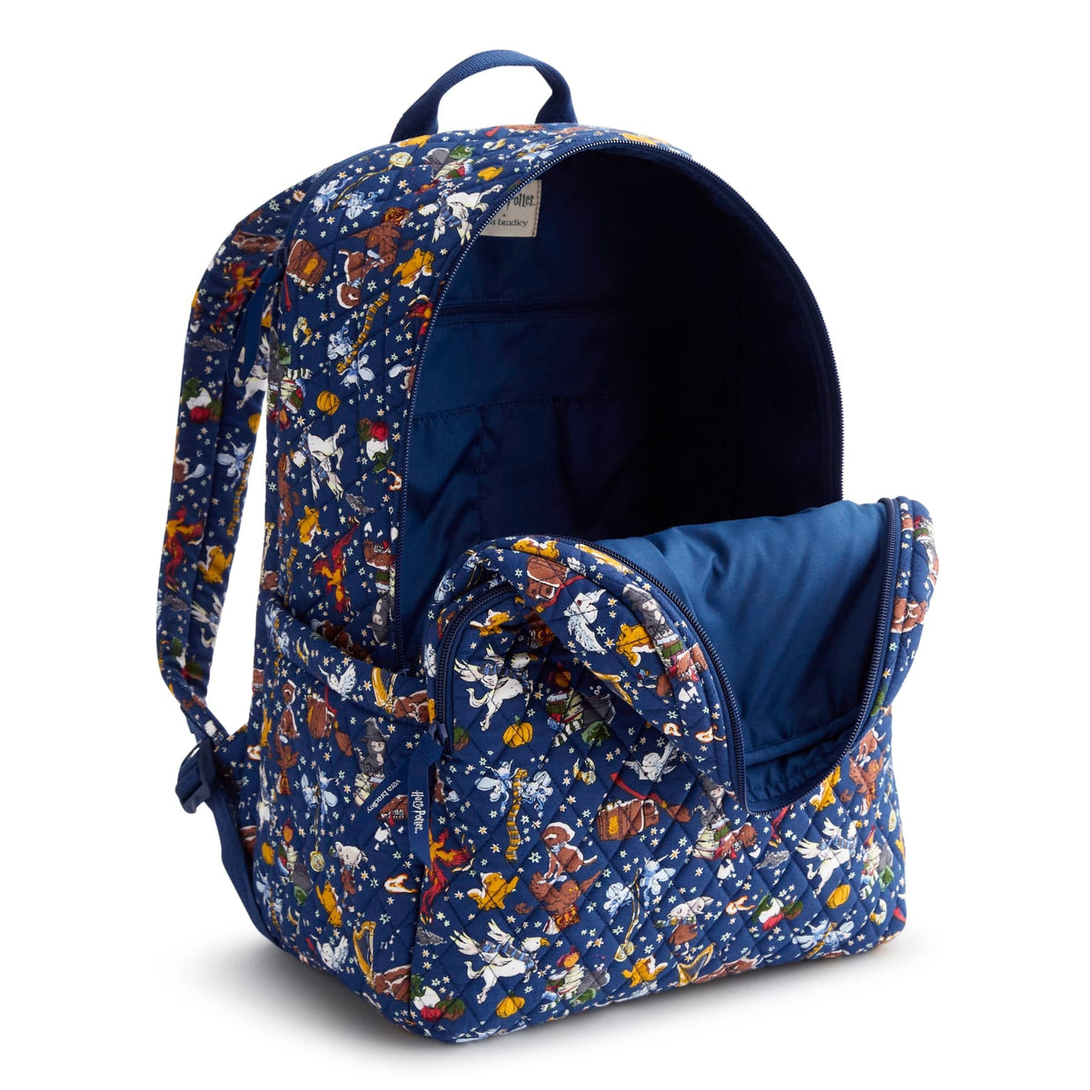 Harry Potter Essential Large Backpack in Friends at Hogwarts Ditsy Navy
