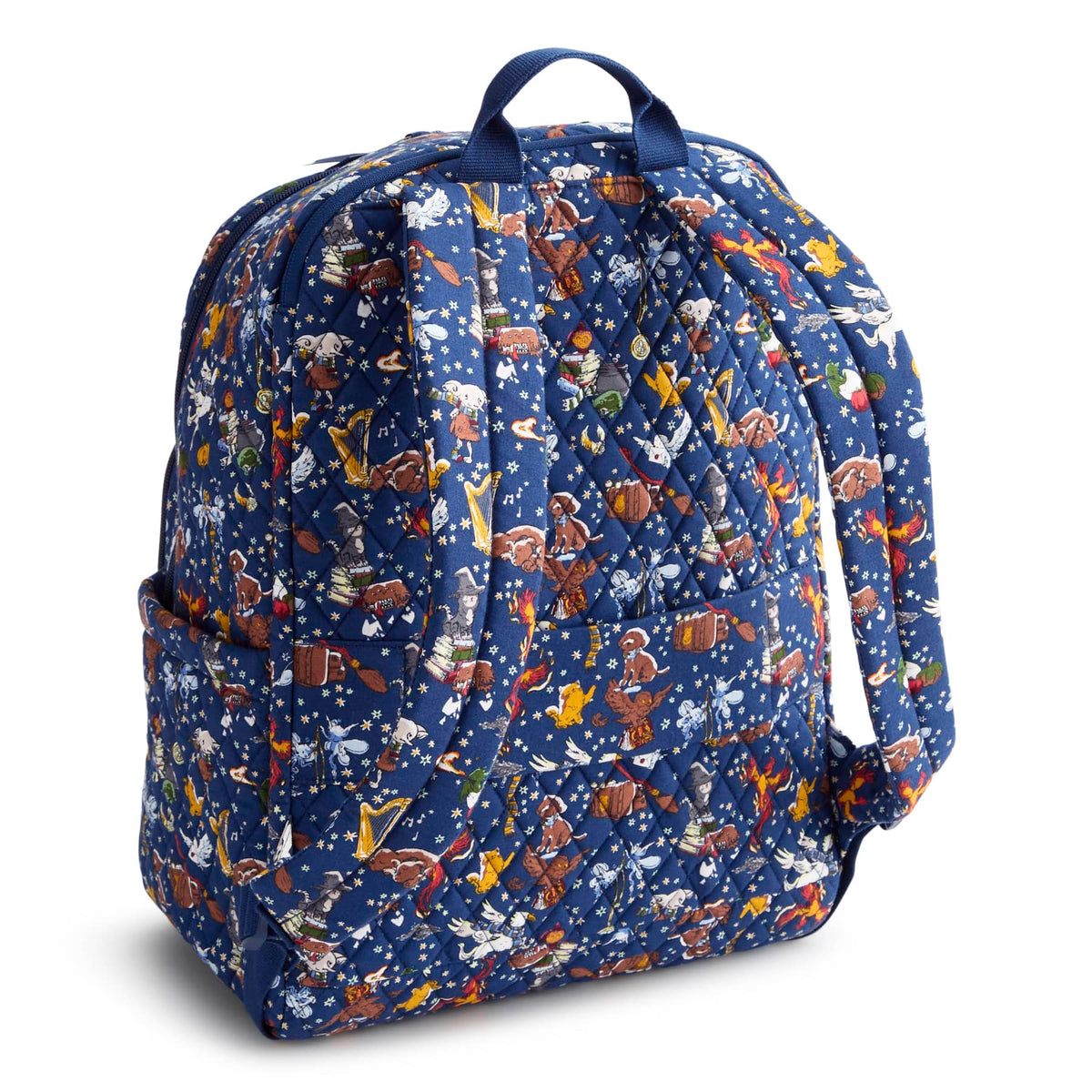 Harry Potter Essential Large Backpack in Friends at Hogwarts Ditsy Navy