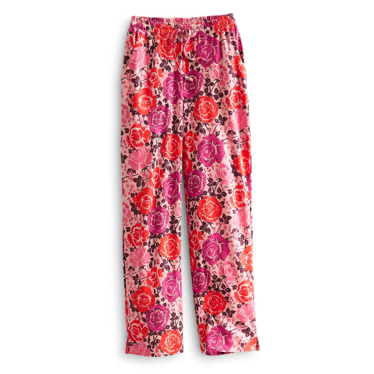 Pajama Pants in Coming Up Roses Pink