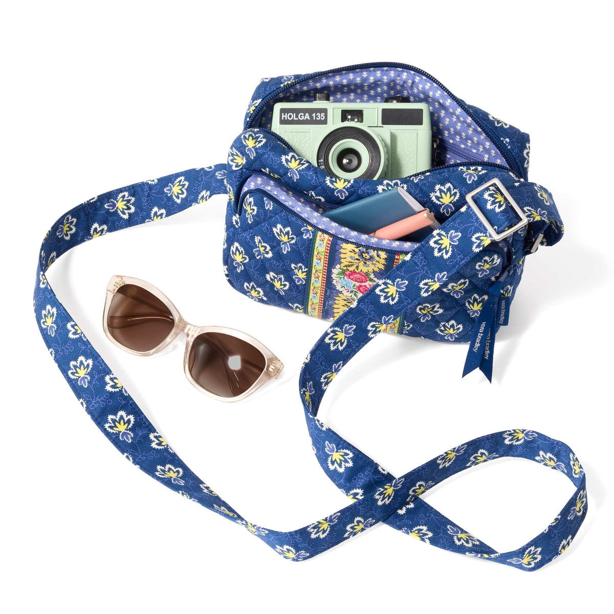 Becker Camera Bag Crossbody in Maison Blue