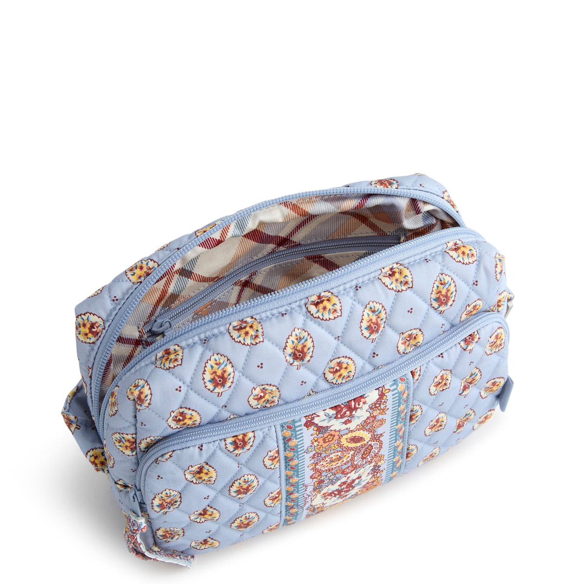 Becker Camera Bag Crossbody in Blue Leaf