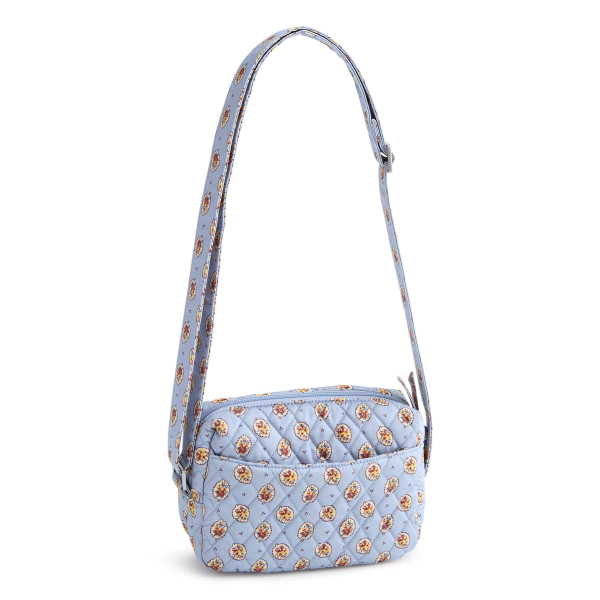 Becker Camera Bag Crossbody in Blue Leaf
