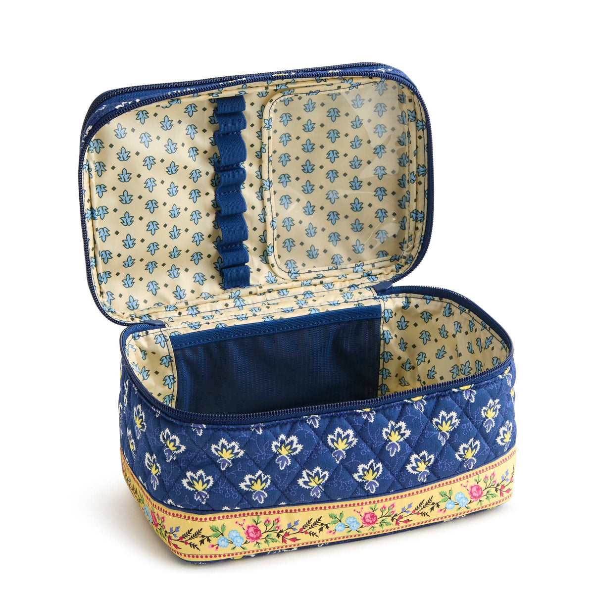 Brush Up Cosmetic Case in Maison Blue
