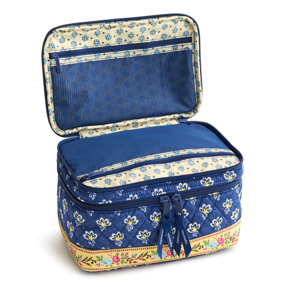 Brush Up Cosmetic Case in Maison Blue