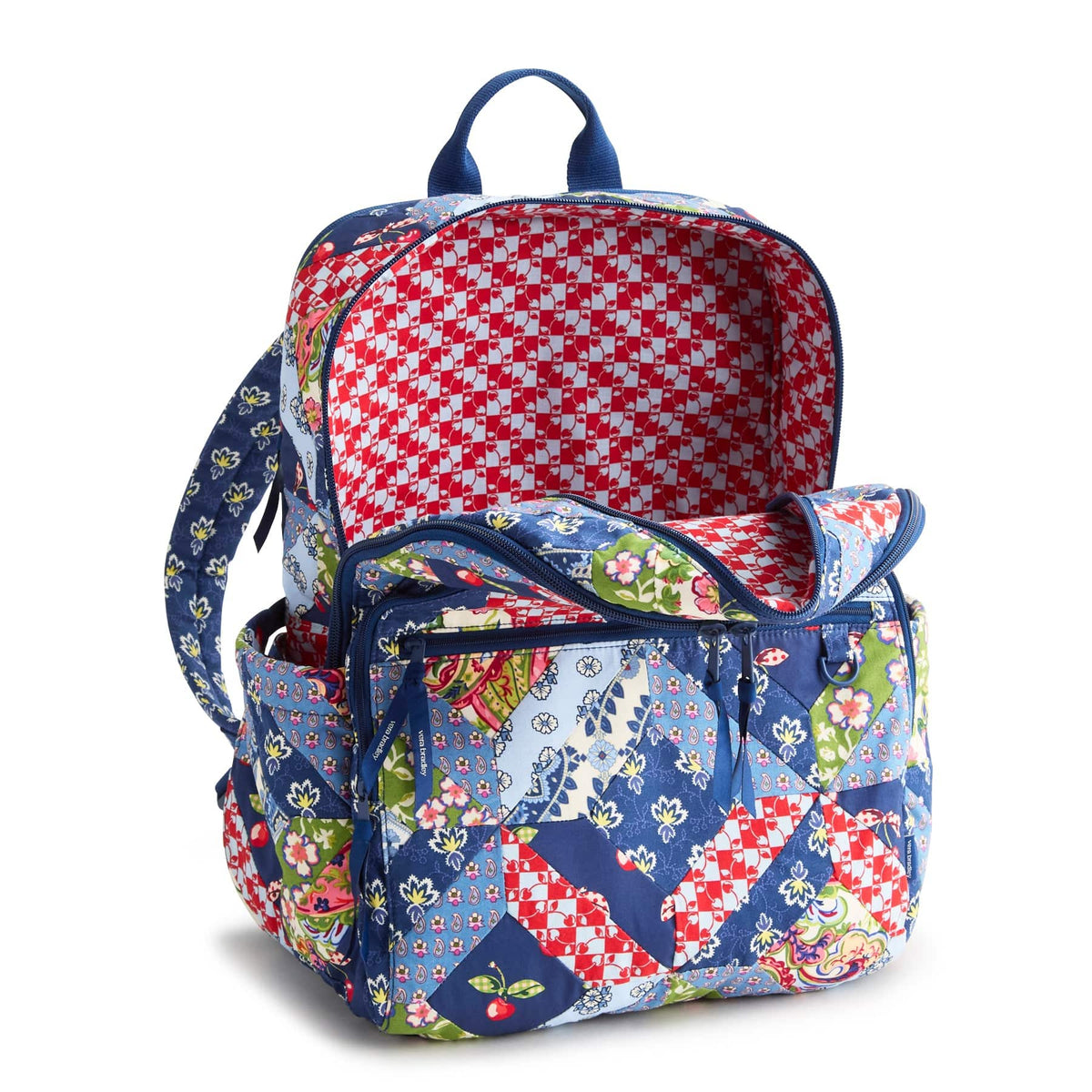 Large Bancroft Backpack in Trellis Patchwork
