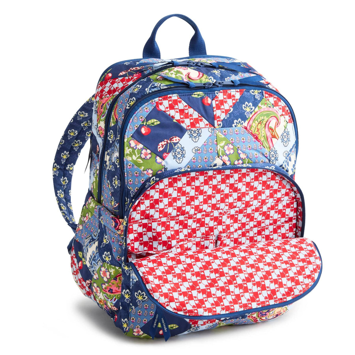 Large Bancroft Backpack in Trellis Patchwork