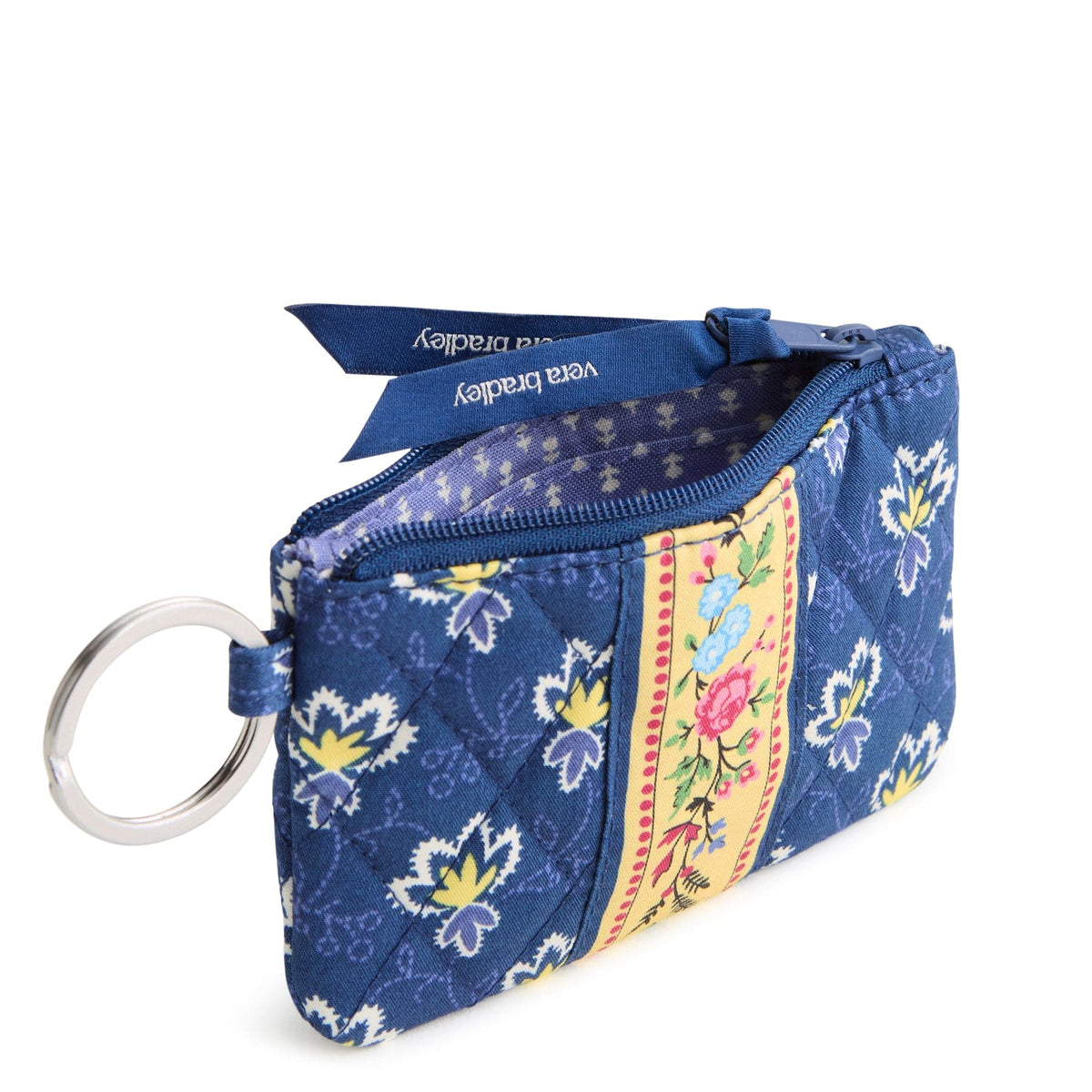 Zip ID Pouch with Breakaway Lanyard in Maison Blue