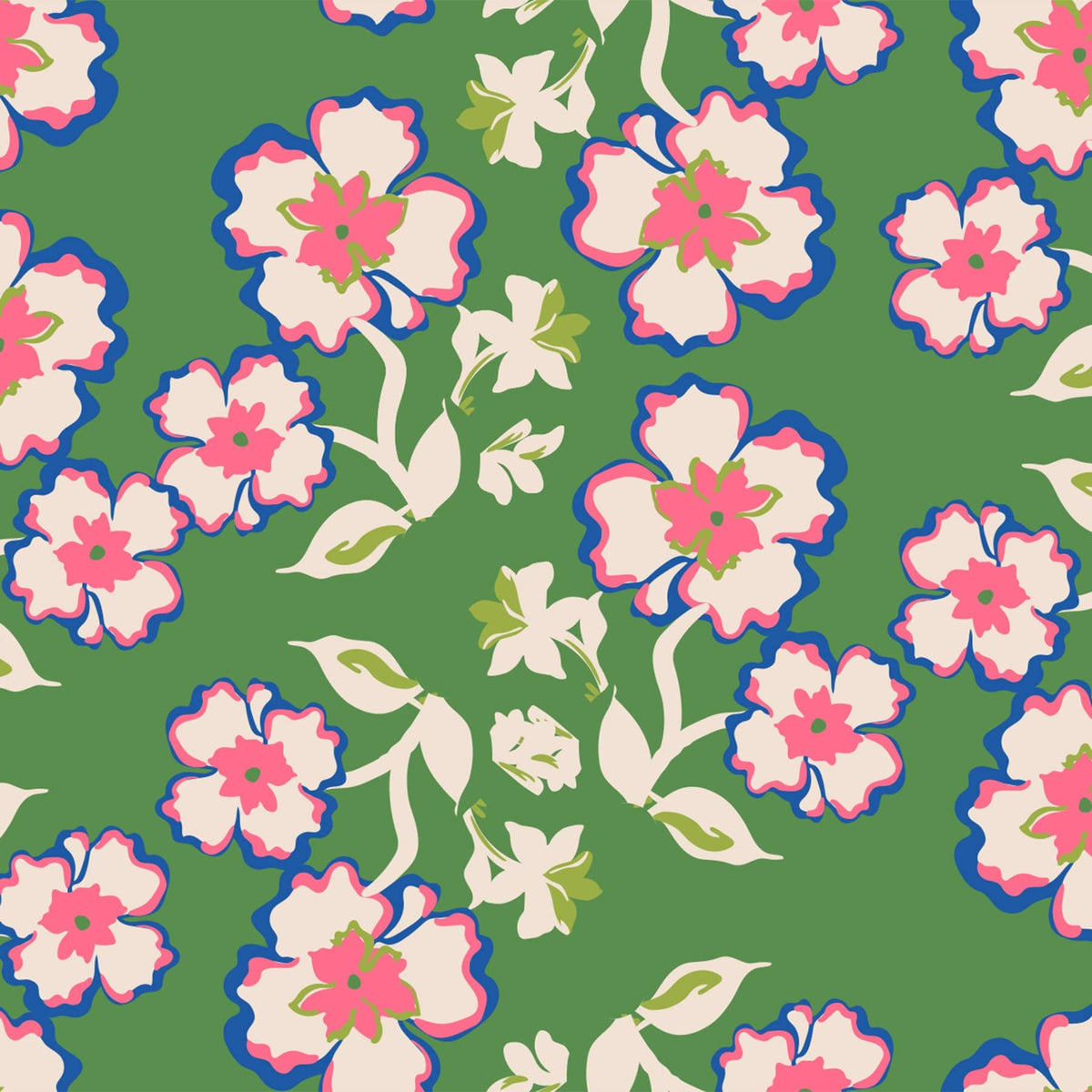 2 Pouch Organizer Set in Vibrant Floral