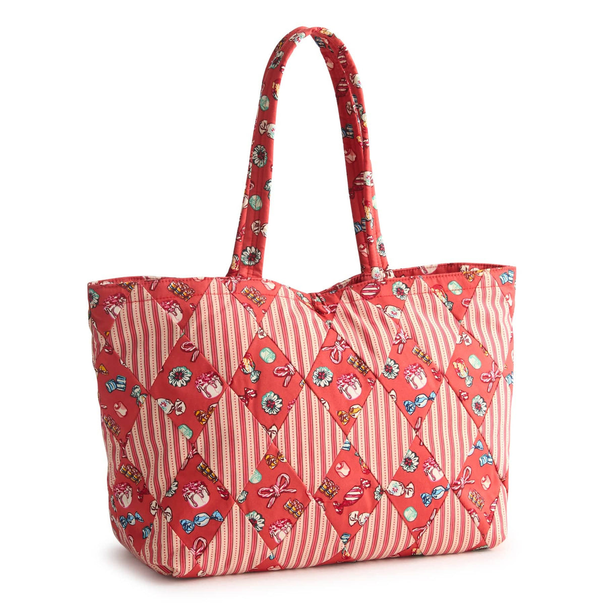 Hathaway Tote Bag in Diamond Patchwork Somethin Sweet