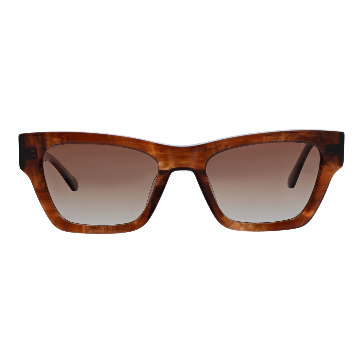 Eelin Polarized Sunglasses in Brown Horn