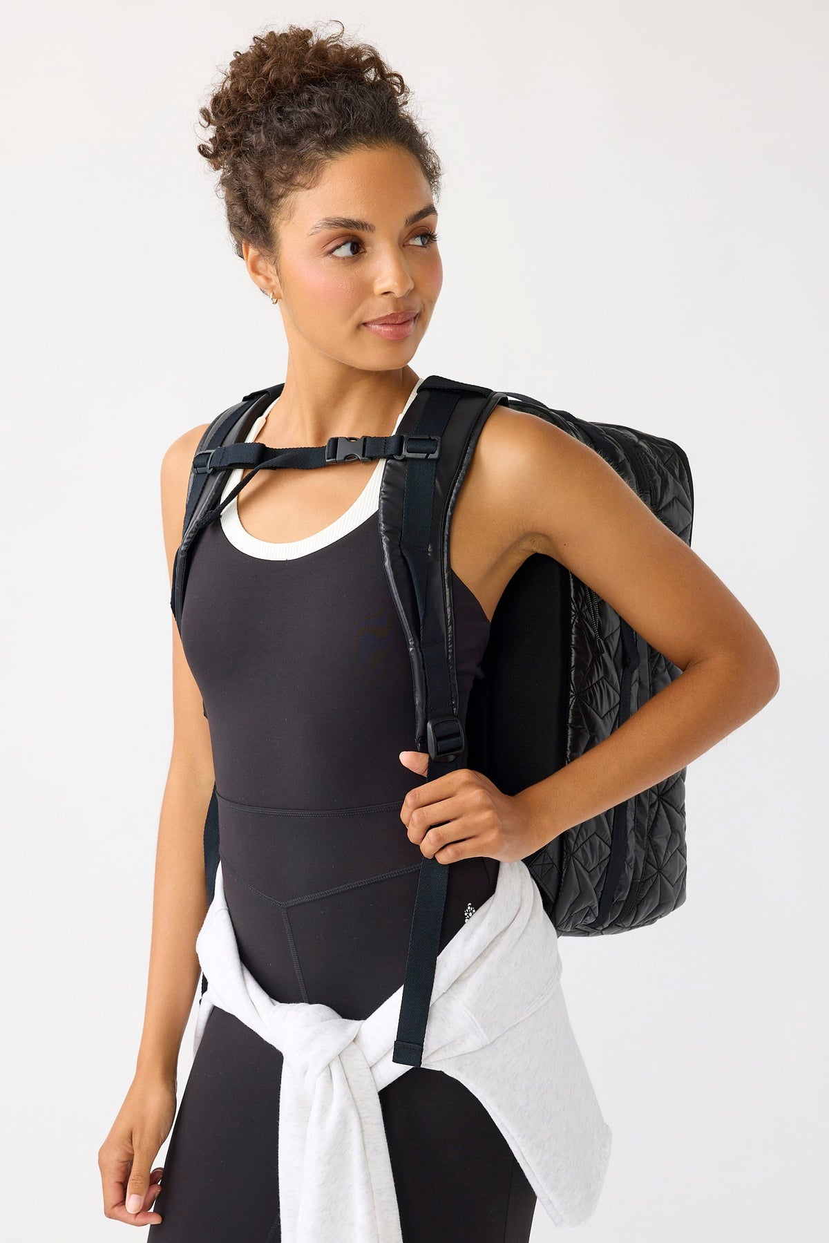 Air Birdie Travel Backpack in Moonless Night with Aluminum