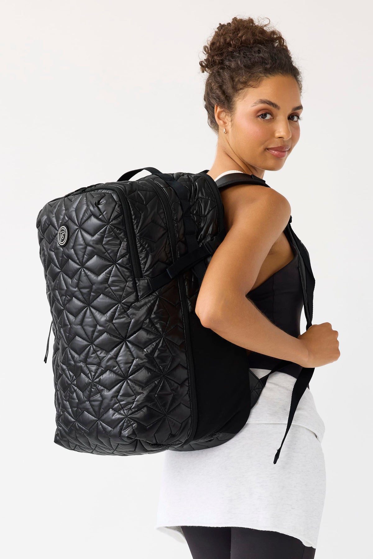 Air Birdie Travel Backpack in Moonless Night with Aluminum