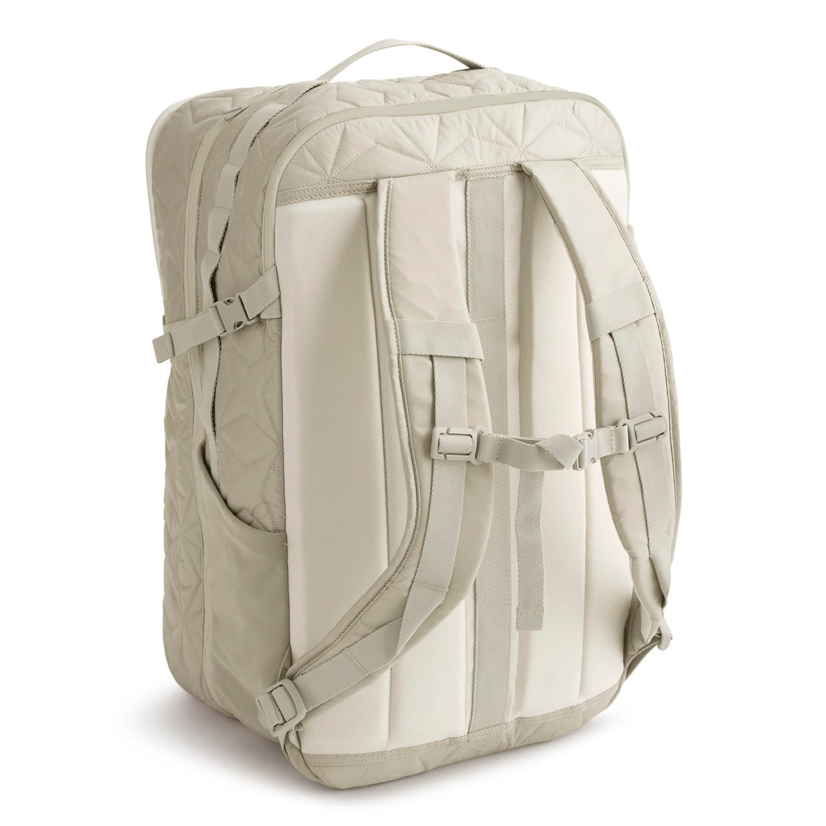 Air Birdie Travel Backpack in Aluminum with Cottage Cream