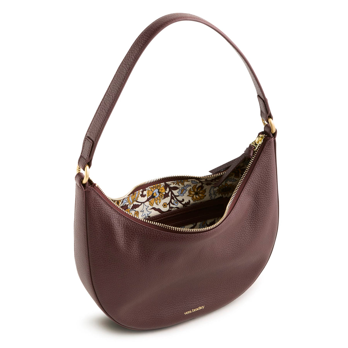 Clara Convertible Shoulder Bag in Bitter Chocolate