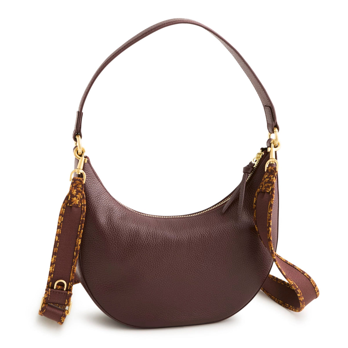 Clara Convertible Shoulder Bag in Bitter Chocolate