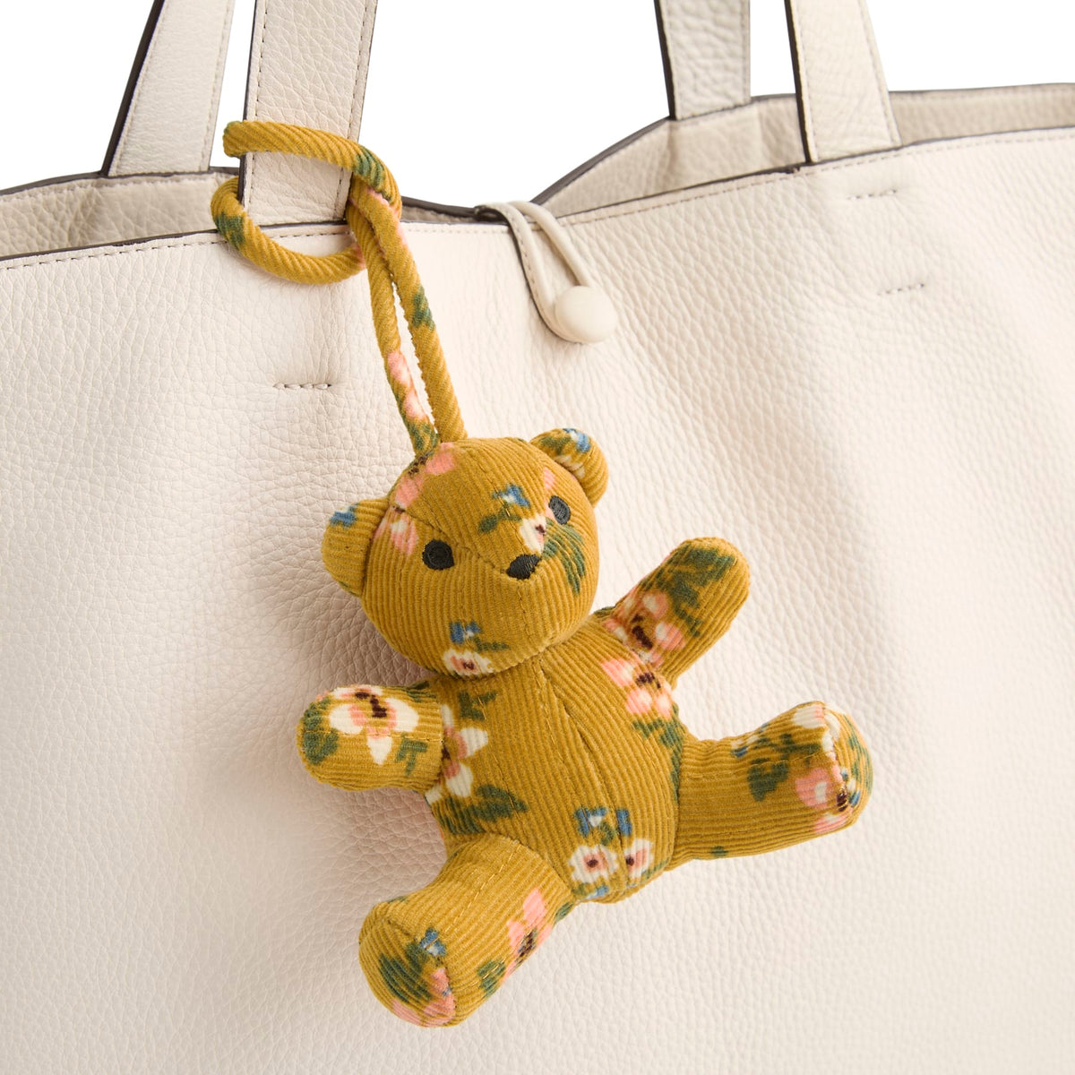 Bitty Bear Bag Charm in Honeybloom