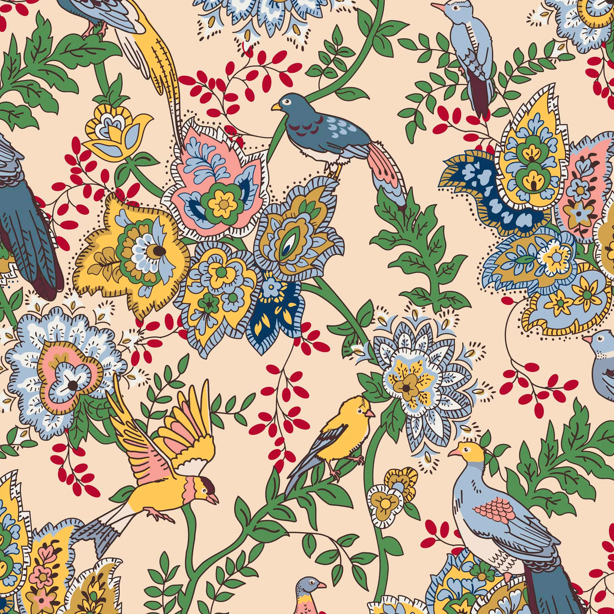 Double Eyeglass Case in Prairie Blooms