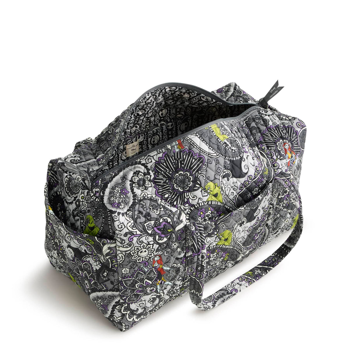 Disney Tim Burton's The Nightmare Before Christmas Large Original Duffel in The Nightmare Before Christmas Paisley